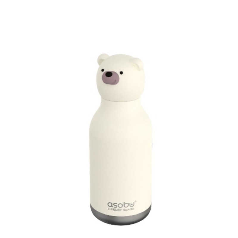 Asobu  Bestie Bear Bottle|Ivory|One-size