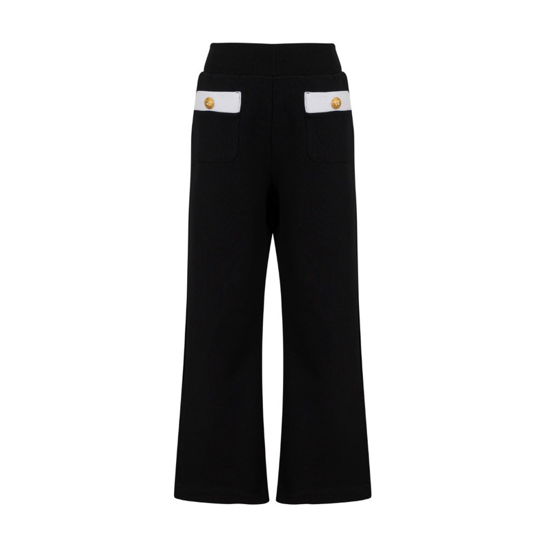 Balmain Kids Fleece Joggers|Black|4 Years|6 Years|8 Years|10 Years|12 Years|14 Years