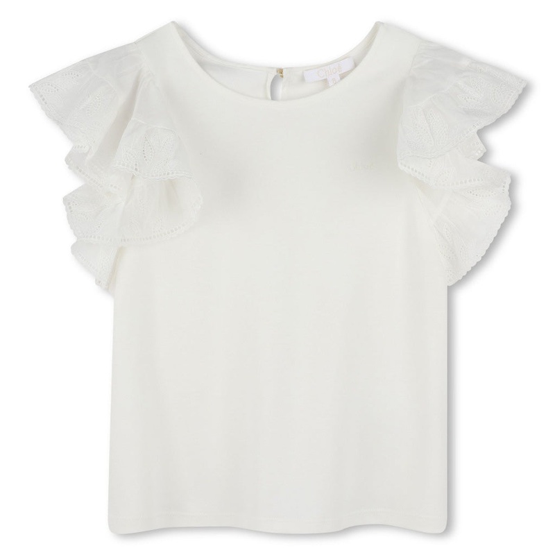 Chlo Kids Fancy Blouse|Ivory|12 Years|14 Years