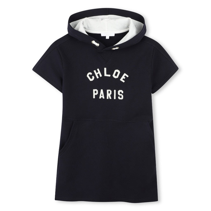 Chlo Kids Short Sleeved Hooded Dress