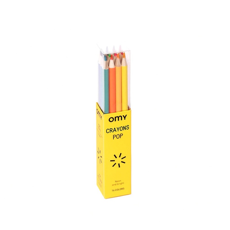 OMY 16 Crayons - Pop|Multi-Colored|One-size
