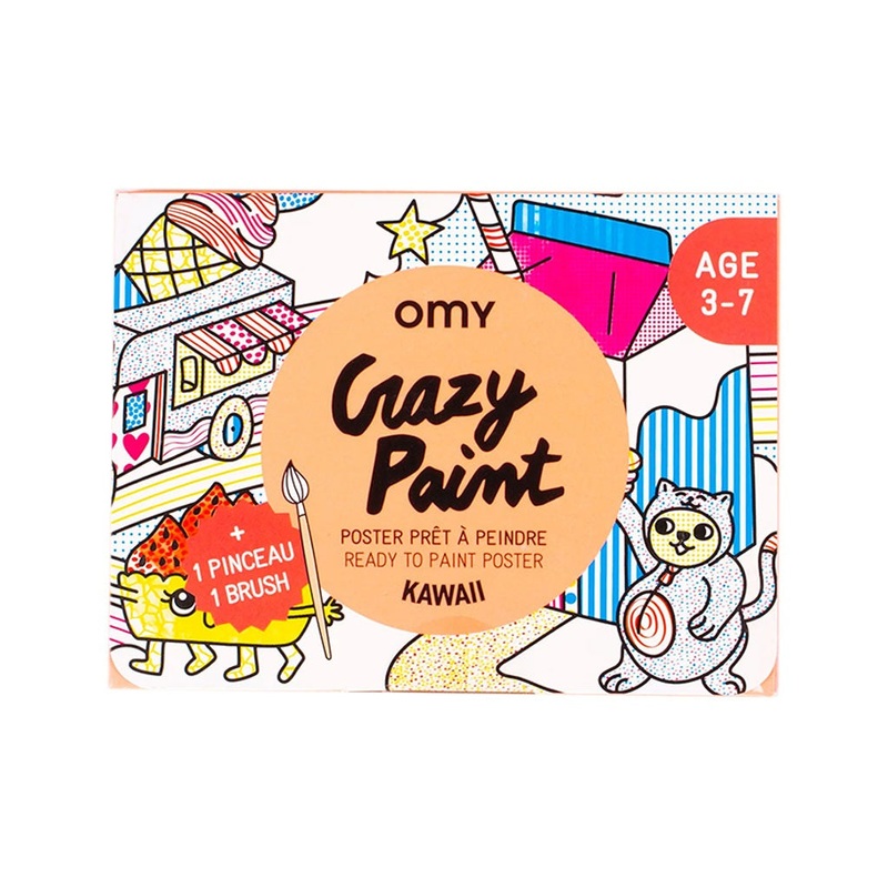 OMY Crazy Paint - Kawai|Multi-Colored|One-size
