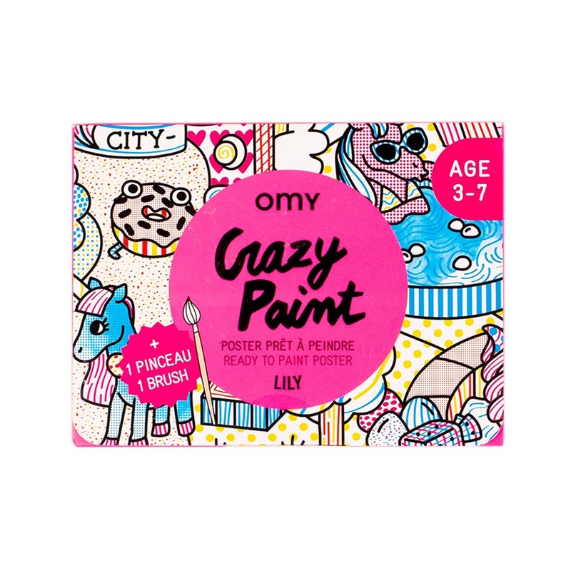 OMY Crazy Paint  Lily|Multi-Colored|One-size