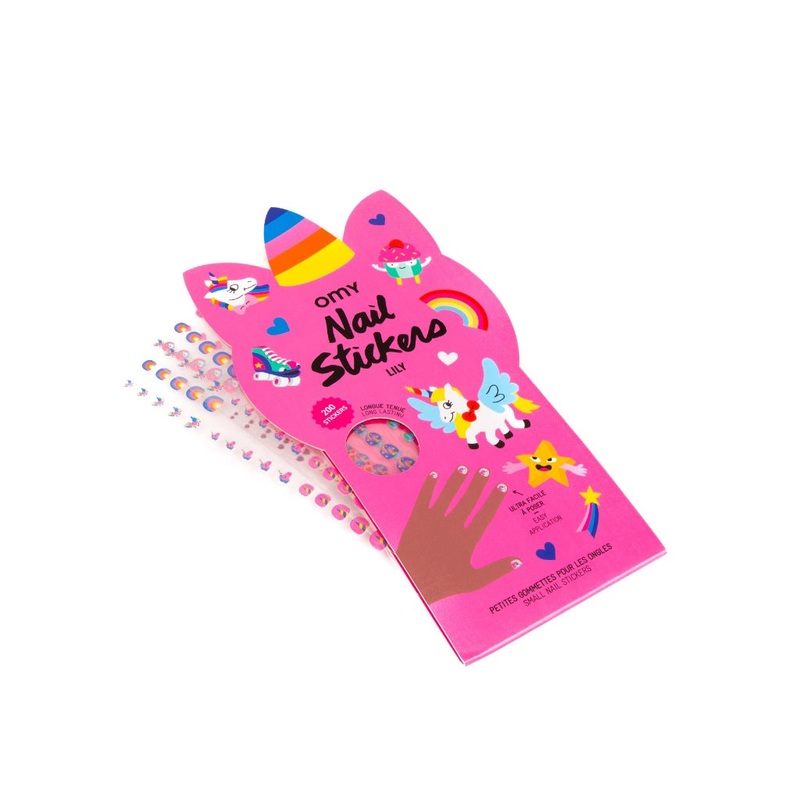 OMY Nail Stickers  Lily|Multi-Colored|One-size