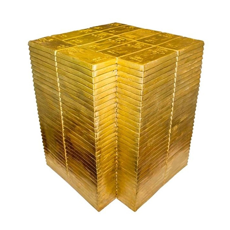 Rotary Hero Gold Bar Stool|Gold|One-size