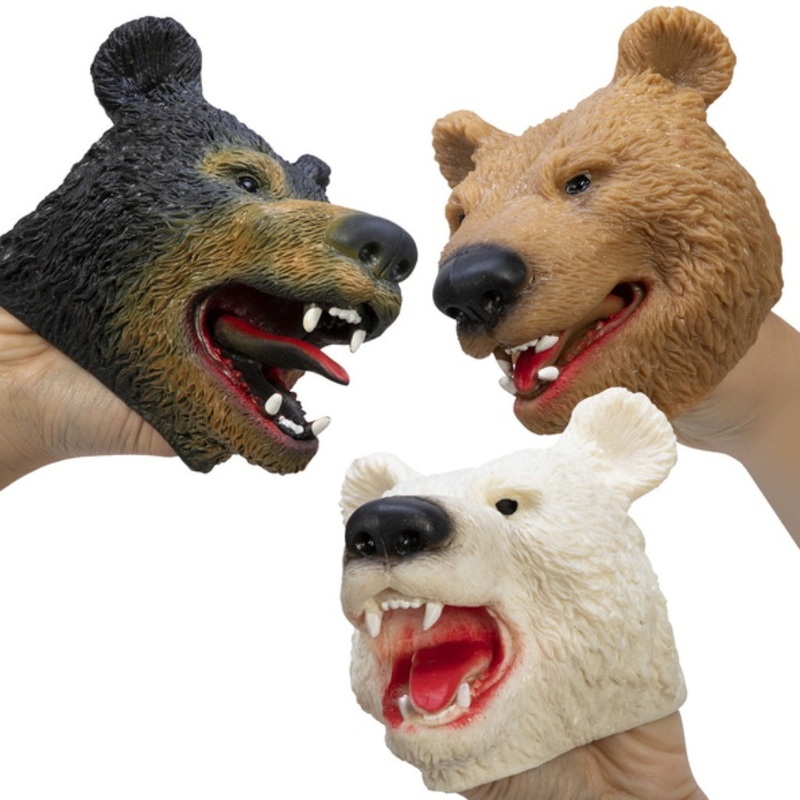 Schylling Bear Hand Puppet Assorted