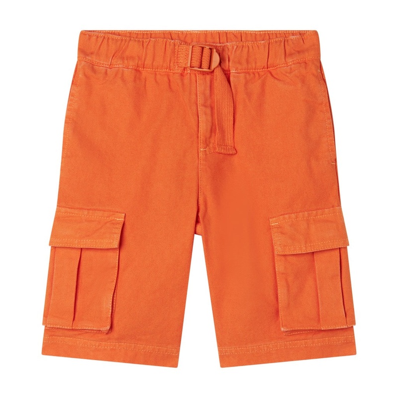 Stella McCartney Kids Cotton Canvas Cargo Shorts