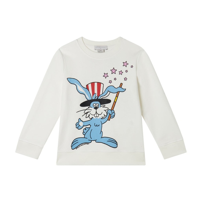 Stella McCartney Kids Magician Bunny Print Sweatshirt