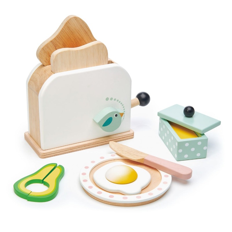 Tender Leaf Toys Mini Chef Breakfast Toaster Set