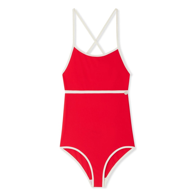 Bonpoint Altamura Swimsuit|Red|4 Years|6 Years|8 Years|10 Years|12 Years|14 Years