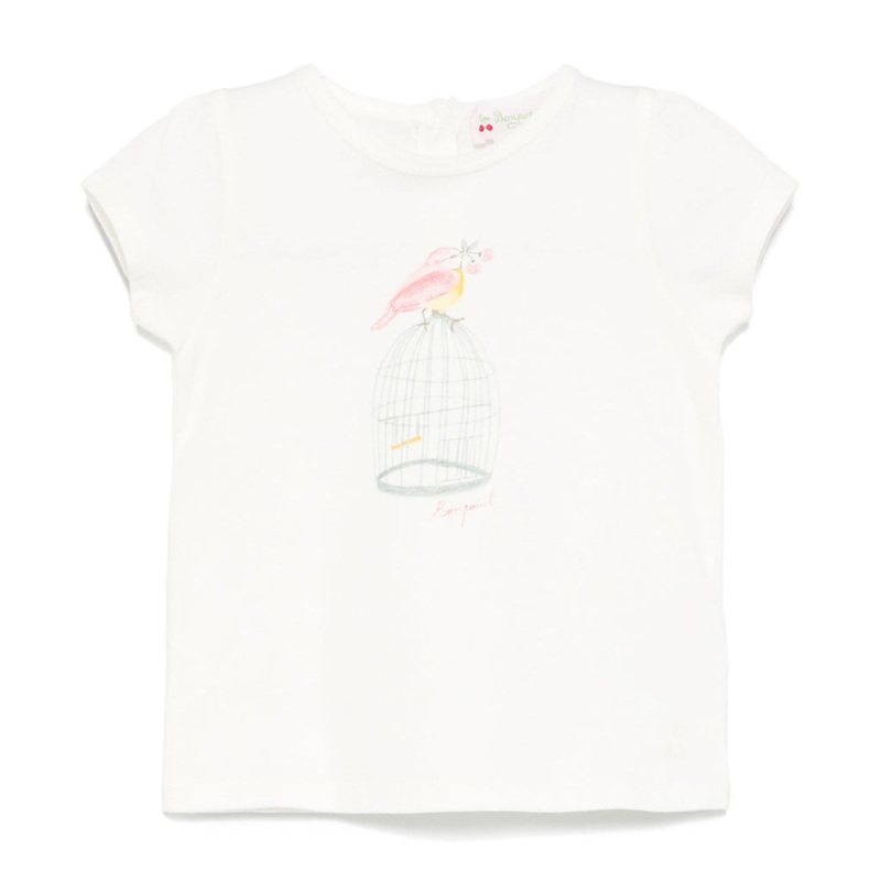 Bonpoint Cira T-shirt|Ivory|6 Months|12 Months|18 Months|2 Years|3 Years