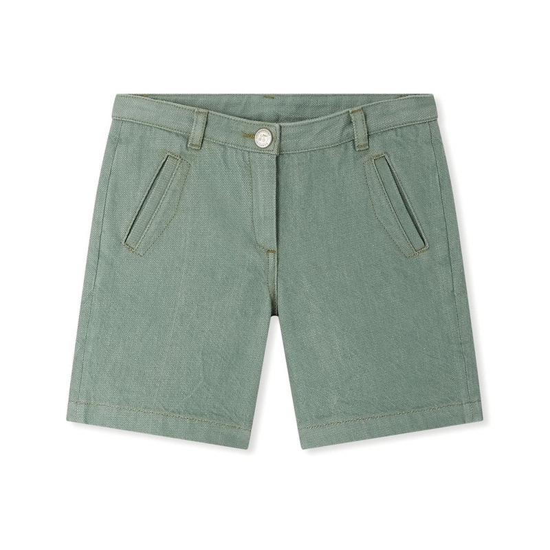 Bonpoint Elista Bermuda|Green|4 Years|6 Years|8 Years|10 Years|12 Years|14 Years