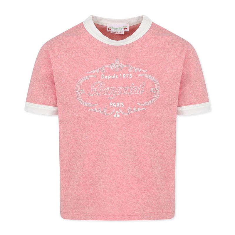Bonpoint Emma T-shirt|Peach|4 Years|6 Years|8 Years|10 Years|12 Years|14 Years