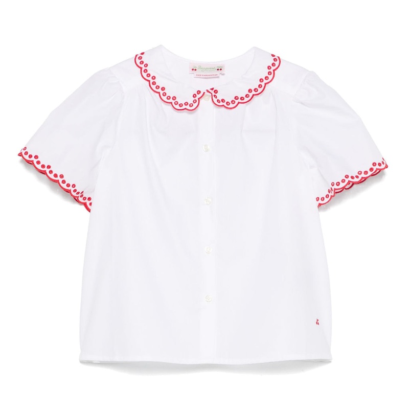 Bonpoint Ezzie Blouse|Ivory|4 Years|6 Years|8 Years|10 Years|12 Years|14 Years