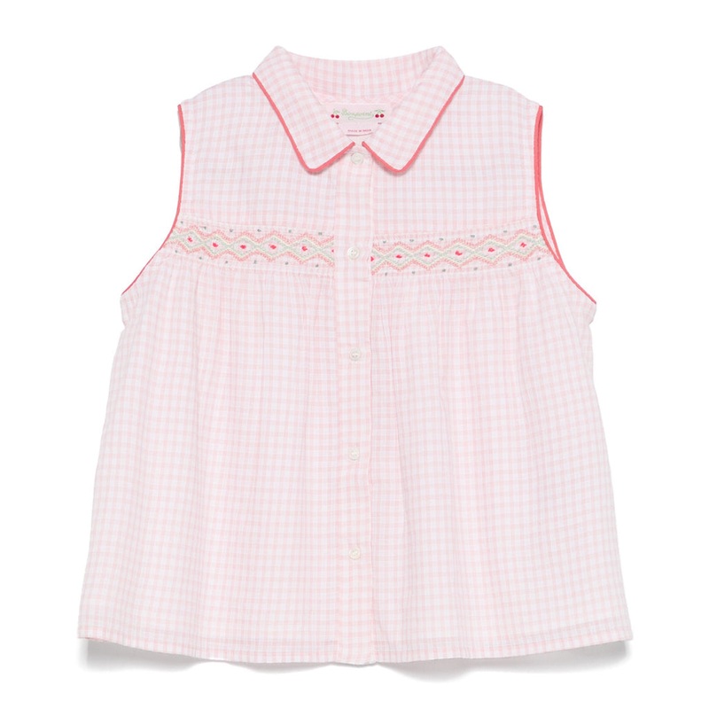 Bonpoint Fedra Blouse|Pink|4 Years|6 Years|8 Years|10 Years|12 Years|14 Years