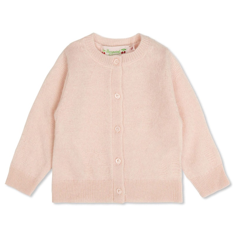 Bonpoint Teyana Cardigan|Pink|6 Months|12 Months|18 Months|2 Years|3 Years