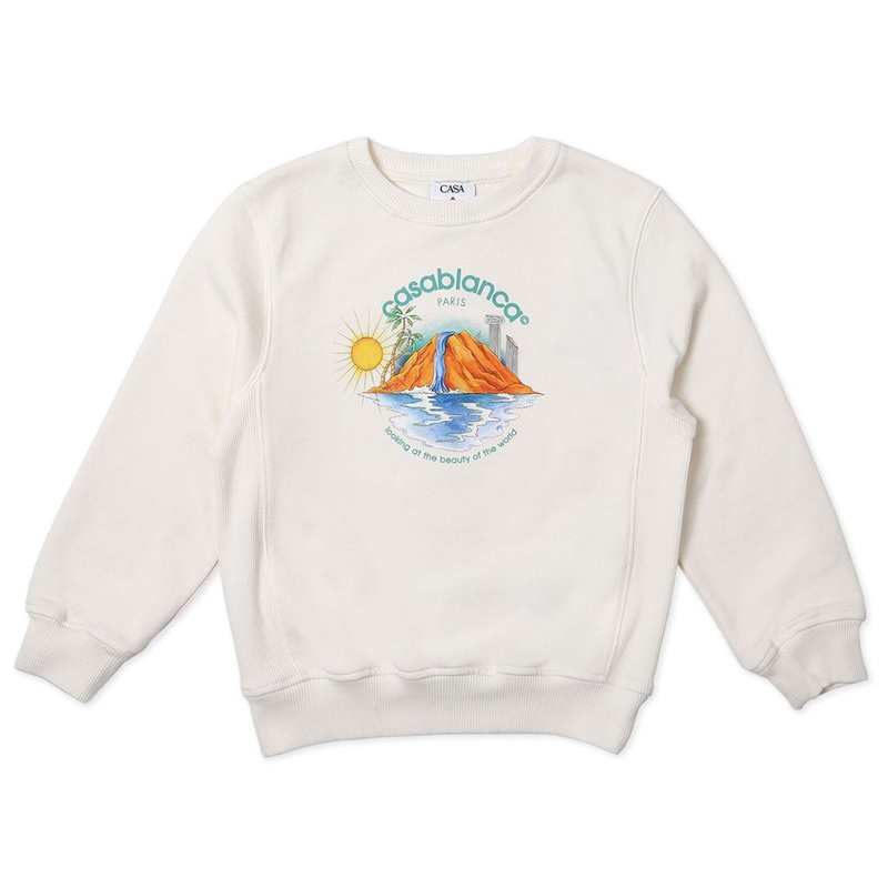 Casablanca Kids Oasis Printed Sweatshirt