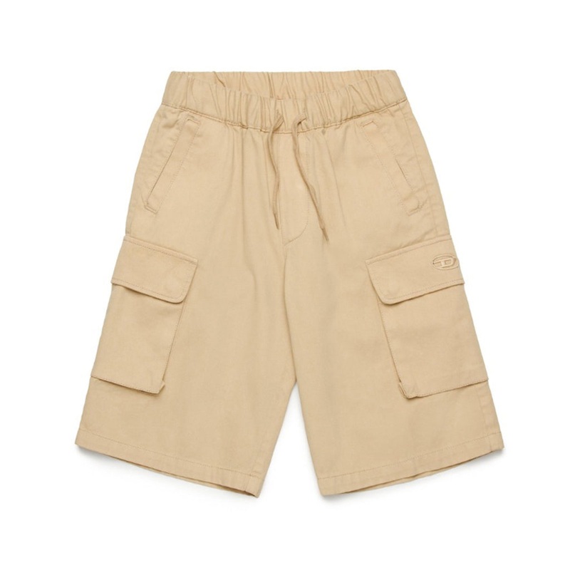 Diesel Kids Cargo Shorts|Beige|12 Years|14 Years|16 Years