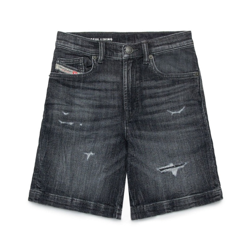 Diesel Kids Denim Shorts|Charcoal|4 Years|6 Years|8 Years|10 Years|12 Years|14 Years|16 Years