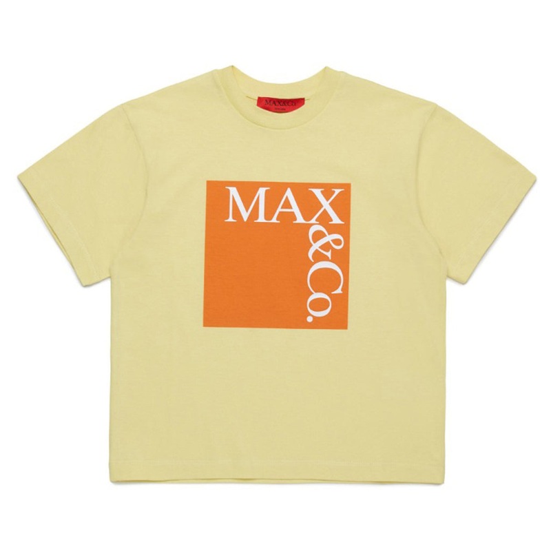 MAX&Co. Kids Logo T-shirt|Yellow|4 Years|6 Years|8 Years|10 Years|12 Years|14 Years|16 Years