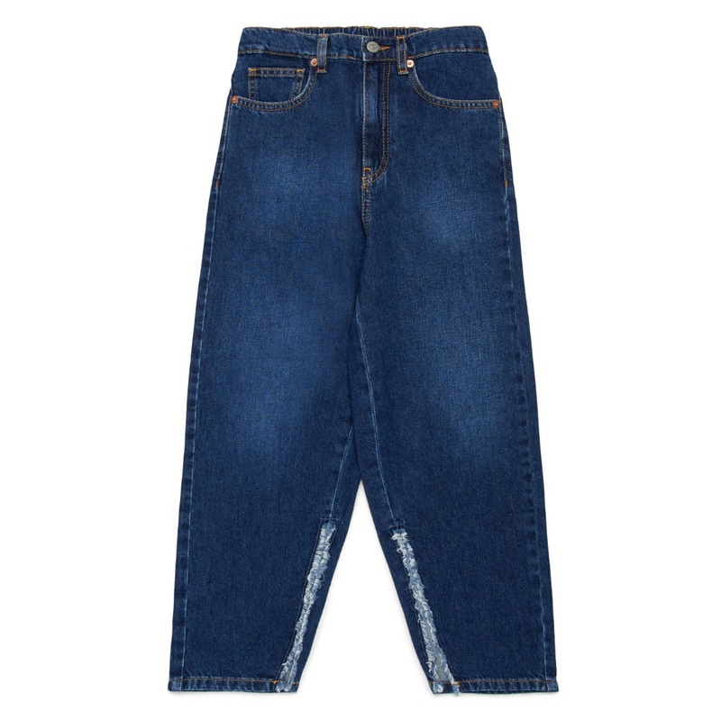 MM6 Kids Slit Hem Denim Jeans|Blue|4 Years|6 Years|8 Years|10 Years|12 Years|14 Years|16 Years