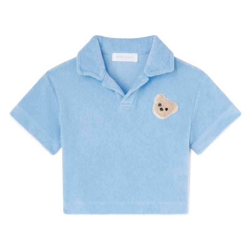 Palm Angels Kids Bear Terry Polo