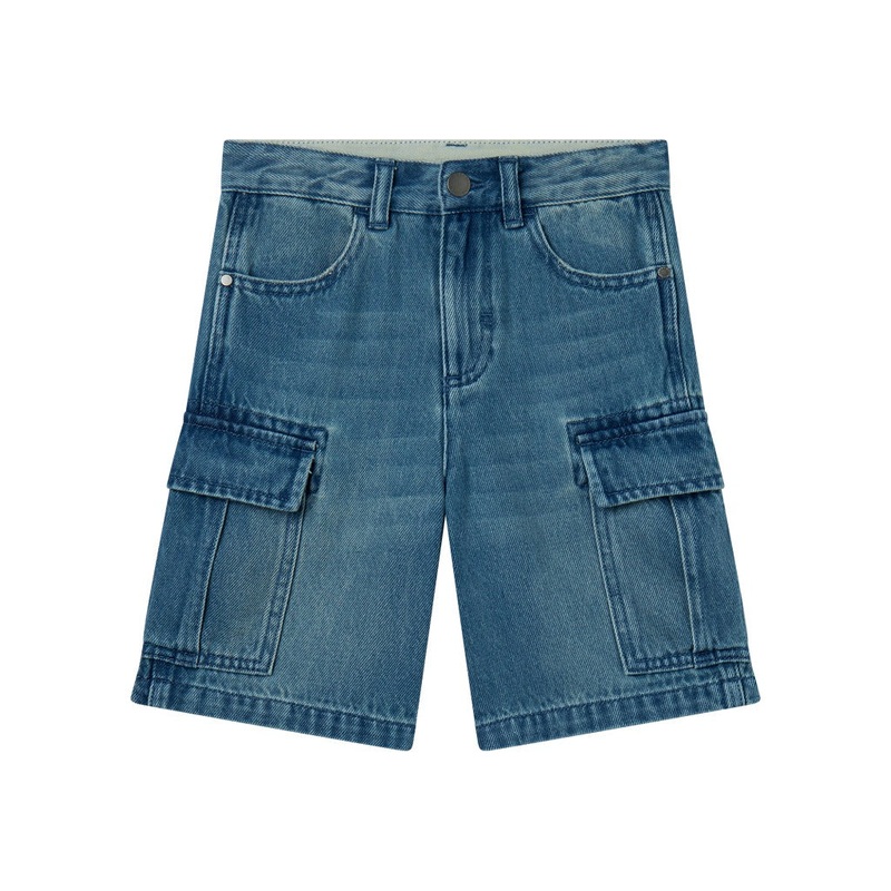Stella McCartney Kids Denim Cargo Shorts