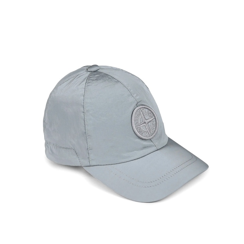 Stone Island Junior Nylon Cap|Grey|Size 2|Size 3