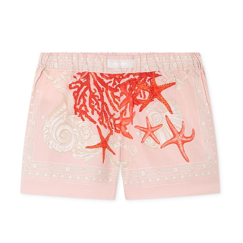 Versace Kids Coral Shorts|Pink|4 Years|6 Years|8 Years|10 Years|12 Years