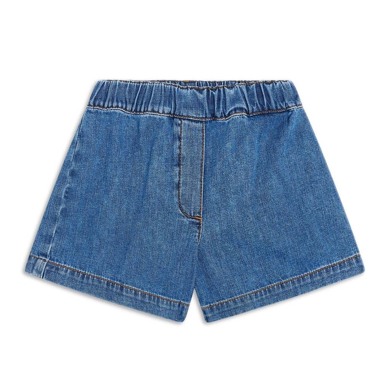 Versace Kids Denim Shorts|Indigo|4 Years|6 Years|8 Years|10 Years|12 Years|14 Years