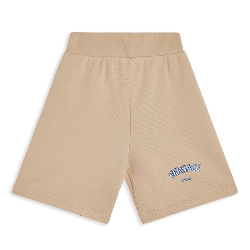 Versace Kids Logo Stamp Sweat Shorts