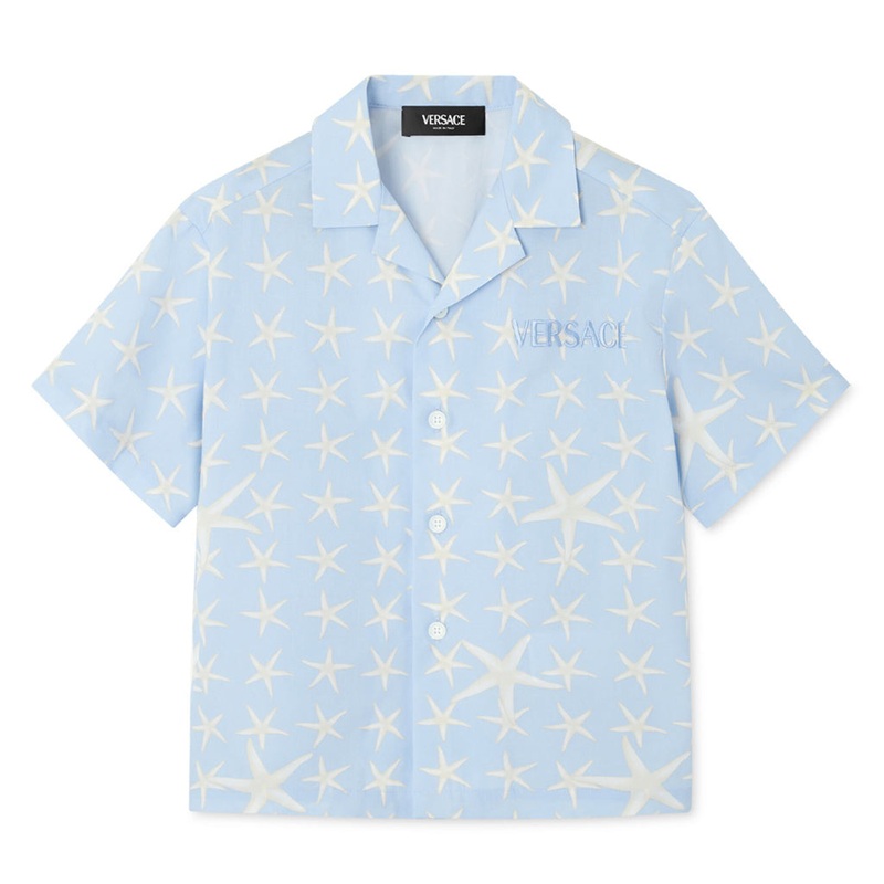 Versace Kids Starfish Shirt|Light Blue|4 Years|6 Years|8 Years|10 Years|12 Years