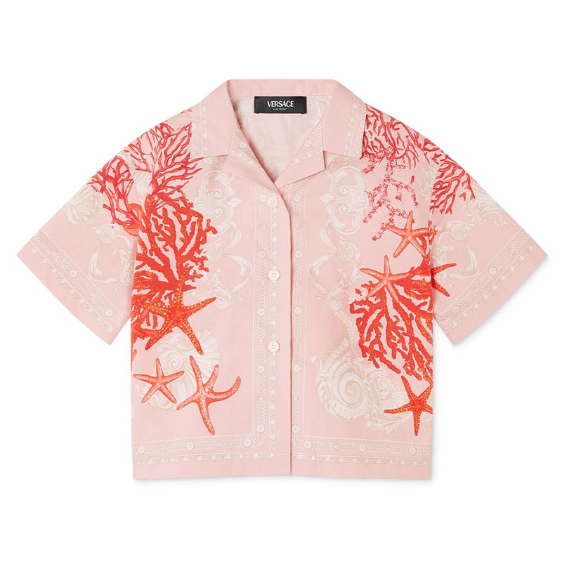 Versace Kids Tresor Shirt|Pink|4 Years|6 Years|8 Years|10 Years|12 Years