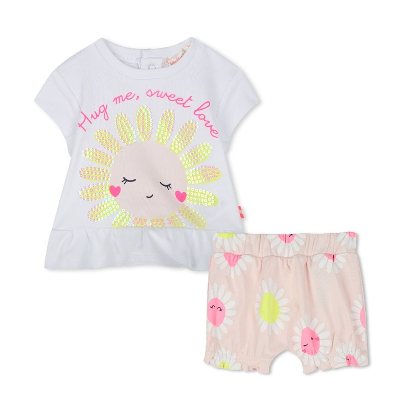 Billieblush Sun Flower Set|Pink|3 Months|6 Months|9 Months|12 Months|18 Months