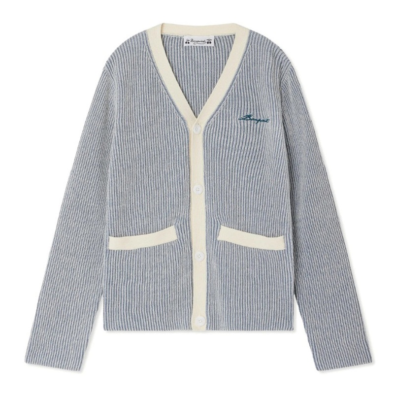 Bonpoint Albert Cardigan|Grey|4 Years|6 Years|8 Years|10 Years|12 Years|14 Years