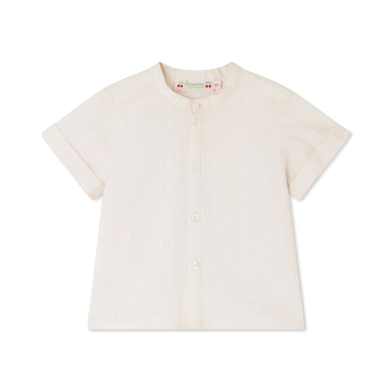 Bonpoint Calum Shirt|Beige|6 Months|12 Months|18 Months|2 Years|3 Years