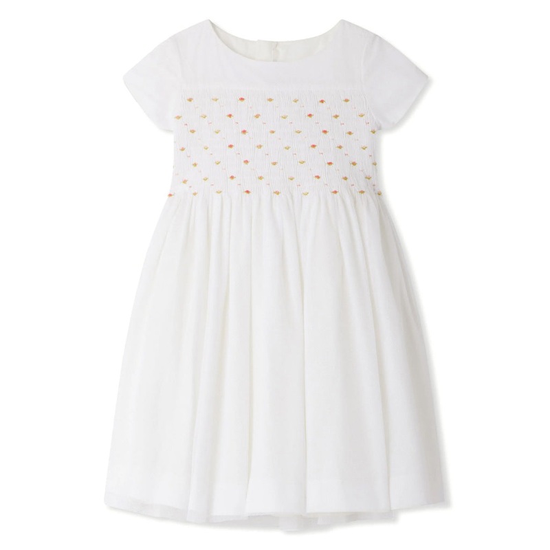 Bonpoint Duchesse Dress|White|4 Years|6 Years|8 Years|10 Years|12 Years