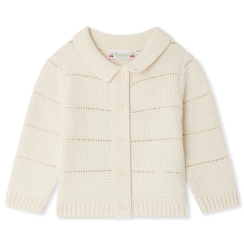 Bonpoint Elina Cardigan|Yellow|6 Months|12 Months|18 Months|2 Years|3 Years