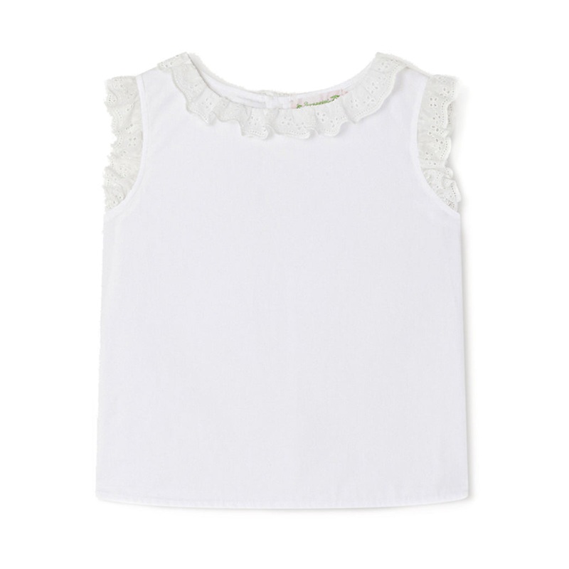 Bonpoint Elive Blouse|Ivory|4 Years|6 Years|8 Years|10 Years|12 Years|14 Years