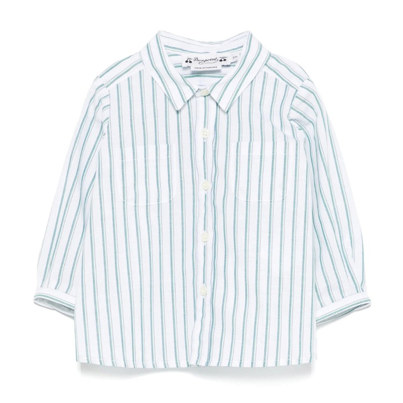 Bonpoint Mico Shirt|Green|6 Months|12 Months|18 Months|2 Years|3 Years