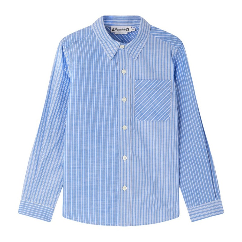 Bonpoint Tango Shirt|Blue|4 Years|6 Years|8 Years|10 Years|12 Years|14 Years