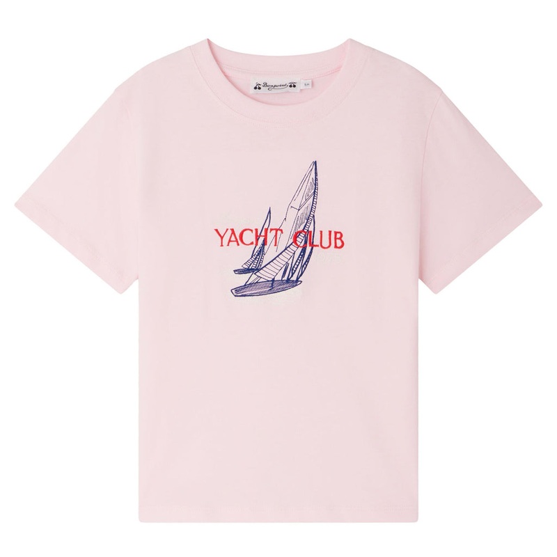 Bonpoint Thibald T-shirt|Pink|4 Years|6 Years|8 Years|10 Years|12 Years|14 Years