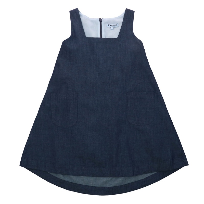KINDRED Kora Dress|Indigo|2-3 Years|4-6 Years|6-8 Years|8-10 Years|10-12 Years|12-14 Years
