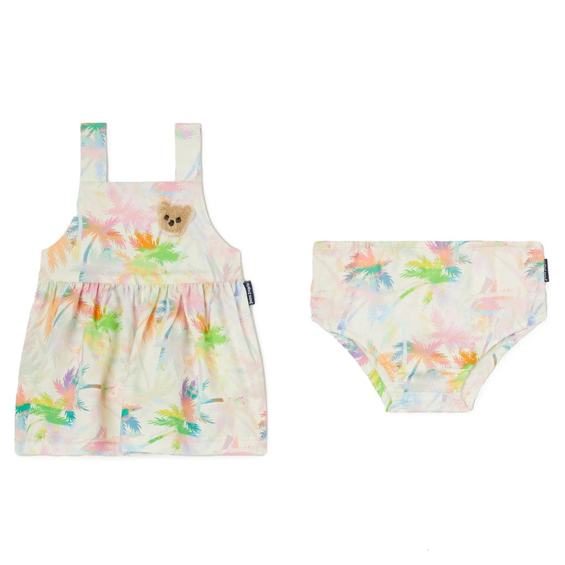 Palm Angels Kids Palms Print Strap Dress
