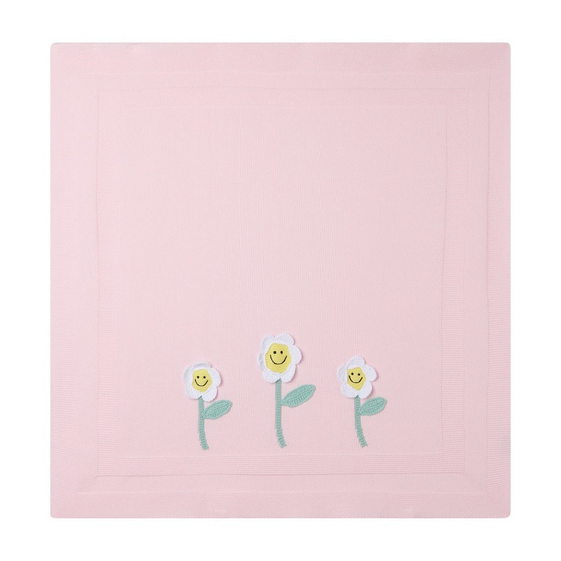 Stella McCartney Kids Flowers Knit Blanket