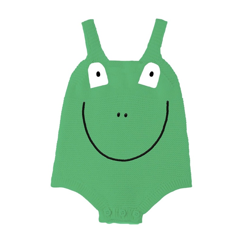 Stella McCartney Kids Frog Knit Romper