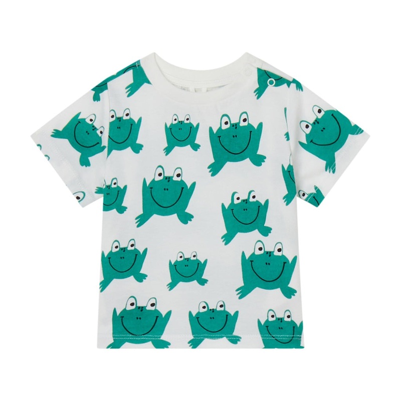 Stella McCartney Kids Frogs All-Over Print T-shirt