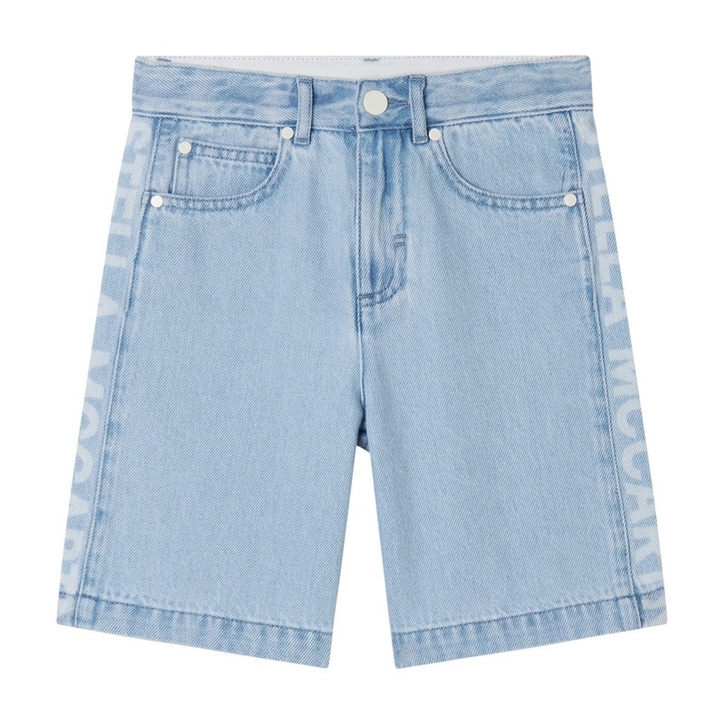 Stella McCartney Kids Logo Denim Shorts