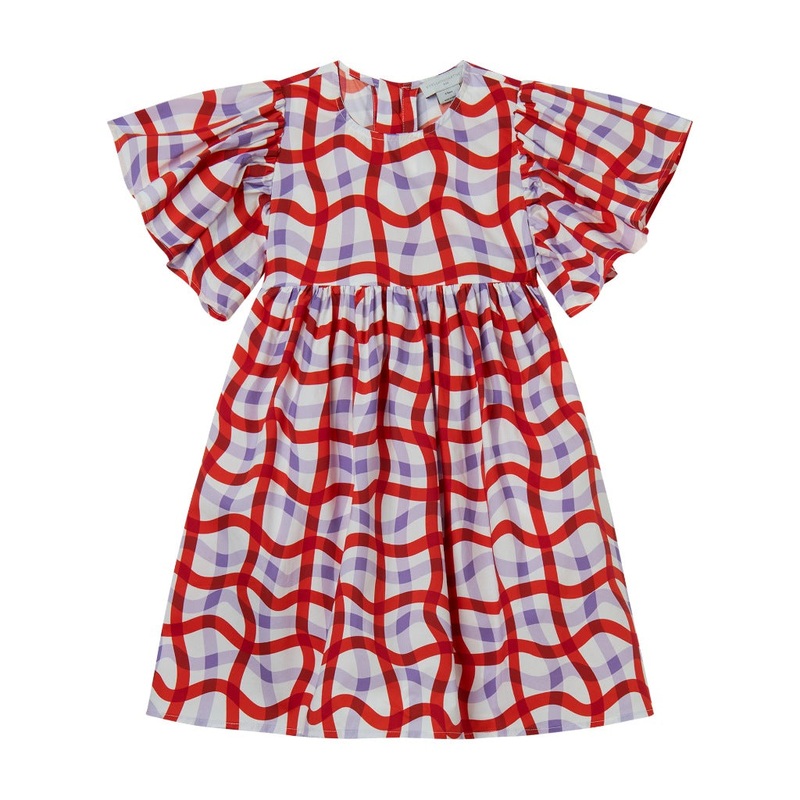 Stella McCartney Kids Picnic Wiggle Gingham Dress
