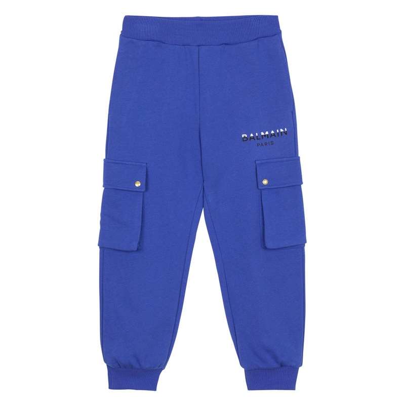 Balmain Kids Logo Sweat Cargo Trouser